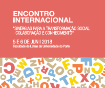 Sinergias para a transformação social – 5 e 6 de junho, FLUP