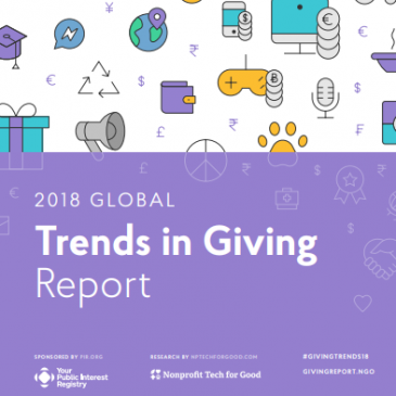 Relatório “2018 Global Trends in Giving”